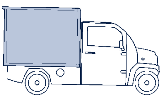 Jonway EV IONA XS — Cargo Box